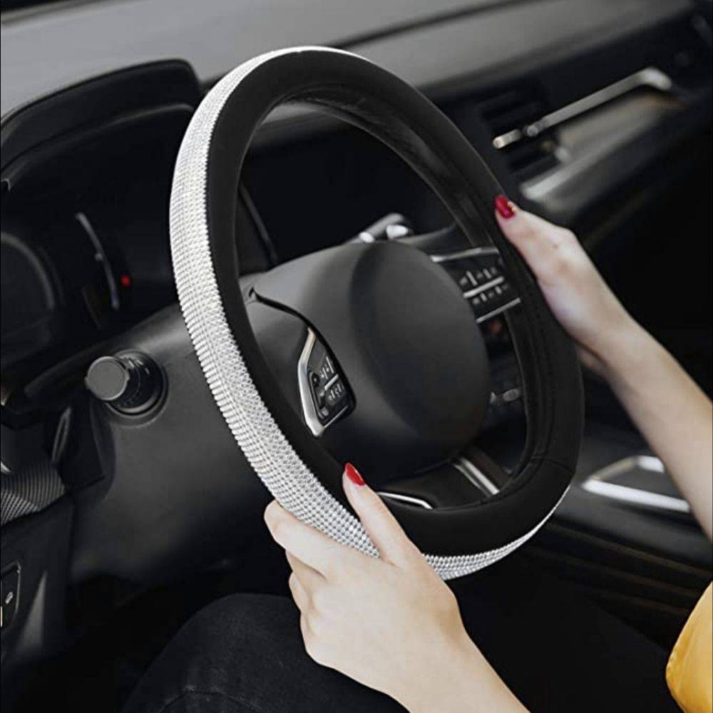 Rhinestone Steering Wheel Cover 
